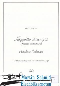 Alkusoitto virteen 265 "Jeesus armon soi" (Prelude to Psalm 265) 