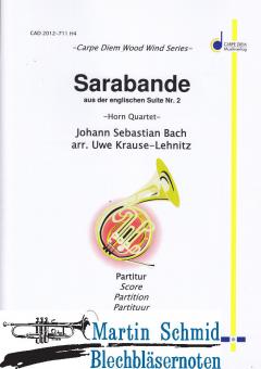 Sarabande aus der englischen Suite Nr.2 