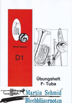 Übungsheft F-Tuba/Bassposaune D1 