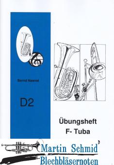 Übungsheft F-Tuba/Bassposaune D2 