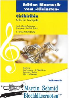 Ciribiribin - Solo-Trompete/2 Flügelhörner/Tenorhorn/Bariton/Tuba/Schlagzeug 