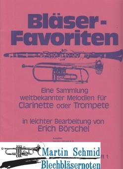 Bläser Favoriten - Band 1 - Eine Sammlung weltbekannter Melodien (Melodiestimme) 