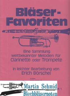 Bläser Favoriten - Band 1 - Eine Sammlung weltbekannter Melodien (Melodiestimme) 