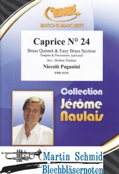Caprice No24 (Brass Quintet & Easy Brass Section)(optional Timpani & Percussion) 