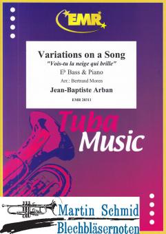 Variations on a Song "Vois-tu la neige qui brille" (Tuba in Eb) 