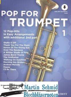 Pop For Trumpet 1- 12 Pop-Hits in Easy Arrangements with additional 2nd part 