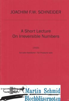A Short Lecture On Irreversible Numbers 