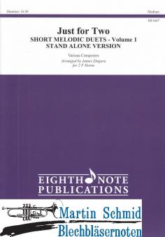 Just for Two - Short Melodic Duets - Volume 1 (Stand Alone Version) 