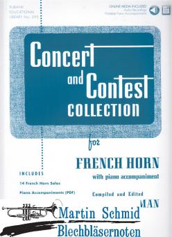 Concert and Contest Collection (French Horn (in F) Solo-Part + Play-Along CD 