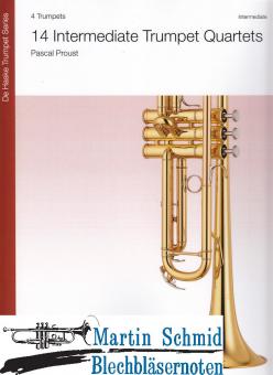 14 Intermediate Trumpet Quartets 