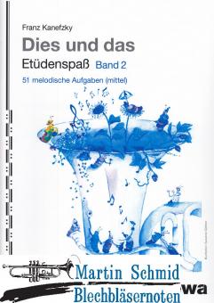 Dies und das: Etüdenspaß Band 2 - 51 melodische Aufgaben (Bb-Tuba) 