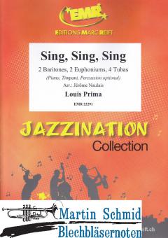 Sing, Sing, Sing (2 Baritones, 2 Euphoniums, 4 Tubas (Piano, Timpani, Percussion optional)) 