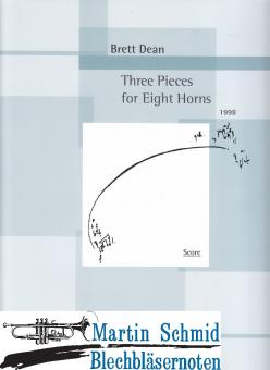 Three Pieces for Eight Horns (Partitur) 