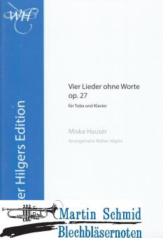 Vier Lieder ohne Worte op.27 