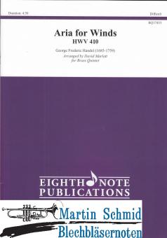 Aria for Winds HWV 410 
