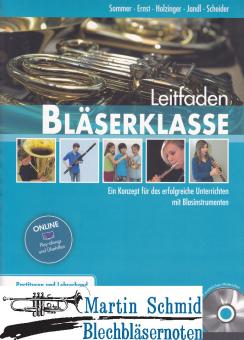 Leitfaden Bläserklasse - Lehrerband 1+2 (ca. 400 Seiten, Ringbindung, inkl. DVD-ROM und Schüler-Lösungsheft) 