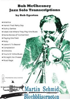 Bob McChesney Jazz Solo Transcriptions 