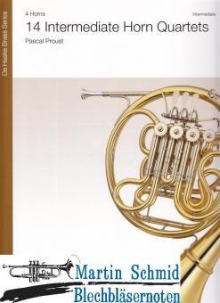 14 Intermediate Horn Quartets 