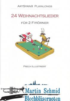 24 Weihnachtslieder (2Hörner in F) 