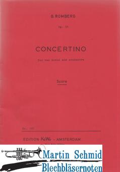 Concerto für 2 Hörner - Partitur 