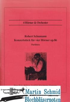 Konzertstück op.86 für 4 Hörner Partitur (pizka) 