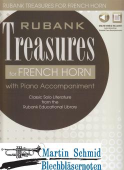 Rubank Treasures for French Horn (Book with Online Audio (stream or download)) 