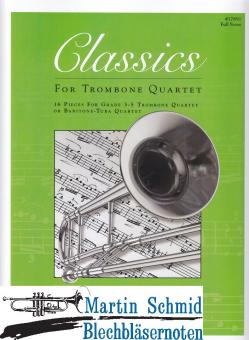 Classics for Trombone Quartet - Score 