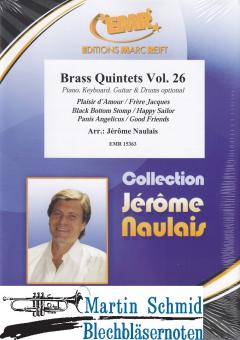 Brass Quintets Vol.26 (Piano.Keyboard.Guitar.Drums optional) 
