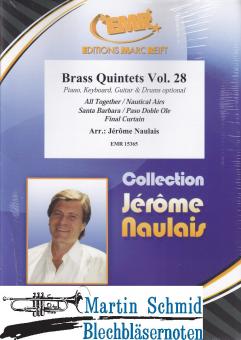 Brass Quintets Vol.28 (Piano.Keyboard.Guitar.Drums optional) 