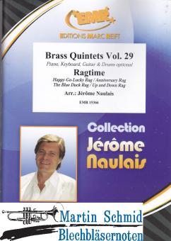 Brass Quintets Vol.29 - Ragtime (Piano.Keyboard.Guitar.Drums optional) 