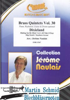 Brass Quintets Vol.30 - Dixieland (Piano.Keyboard.Guitar.Drums optional) 