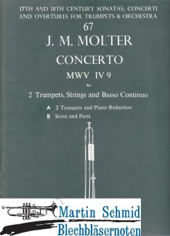 Concerto MWV IV/9 (2Trp.Str.Bc)  (Musica Rara Antiquarisch) 