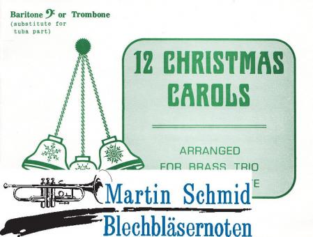 12 Christmas Carols (Bariton/Posaune (sub. for Tuba)) 