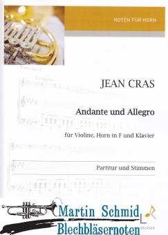 Andante und Allegro (Horn in F.Violine.Klavier) 