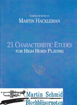 21 Characteristic Etudes for High Horn 