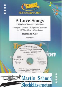 5 Love-Songs (+Klavier+CD) 