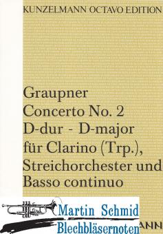 Konzert Nr.2 D-Dur (Trp.Str.Bc) Partitur 
