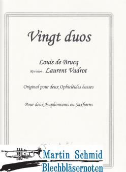 Vingt duos (Original pour deux Ophicleides basses) 