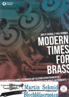 Modern Times for Brass : Experimentelle Spieltechniken auf Blasinstrumenten (deutsch/englisch) 