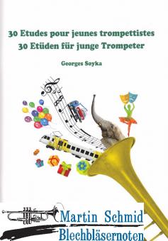 30 Etudes pour jeunes trompettistes - 30 Etüden für junge Trompeter 