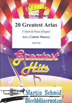 20 Greatest Arias (Horn in F) 