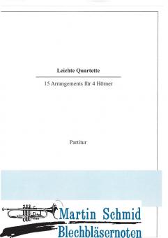 15 leichte Hornquartette 