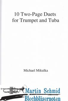 10 Advanced Two-Page Duets for Trumpet and Tuba (2xSpP) 