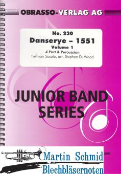 Danserye - 1551 Volume 1 (4-Part & Percussion)  