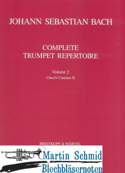 Complete Trumpet Repertoire Vol. 2 - Church Cantatas II 