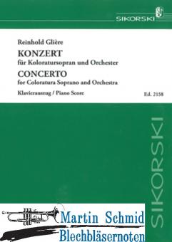 Konzert für Koloratursopran op.82 (Originalausgabe für Sopran) 