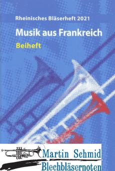 Rheinisches Bläserheft 2021 - Musik aus Frankreich (Beiheft) 