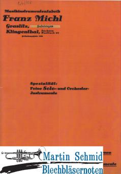 Musikinstrumente (Reprint eines Originalkataloges aus den 20er-30er Jahren - Musikinstrumentenfabrik 