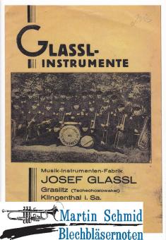 Musikinstrumente (Reprint eines Originalkataloges aus den 20er-30er Jahren - Musikinstrumenten-Fabrik Josef Glassl - Graslitz/Klingenthal) 