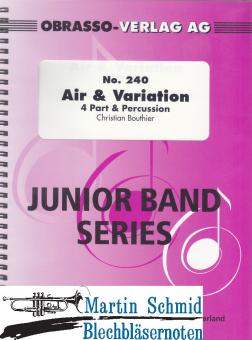 Air & Variation (4 Part & Percussion)  